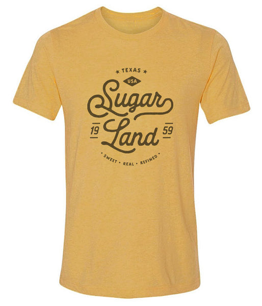 Vintage Sugar Land Tee - Heather Mustard