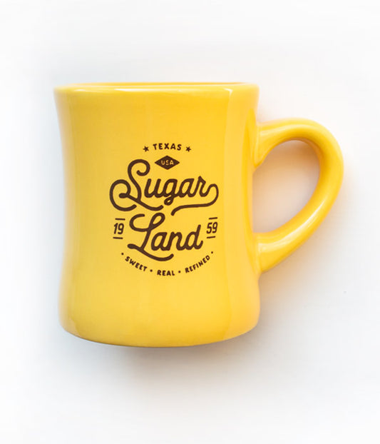 Sugar Land Diner Mug - Mustard