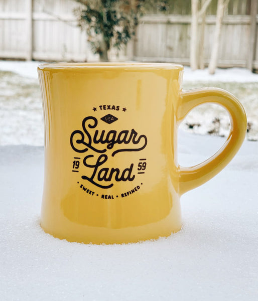 Sugar Land Diner Mug - Mustard