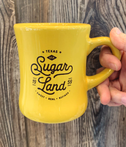 Sugar Land Diner Mug - Mustard