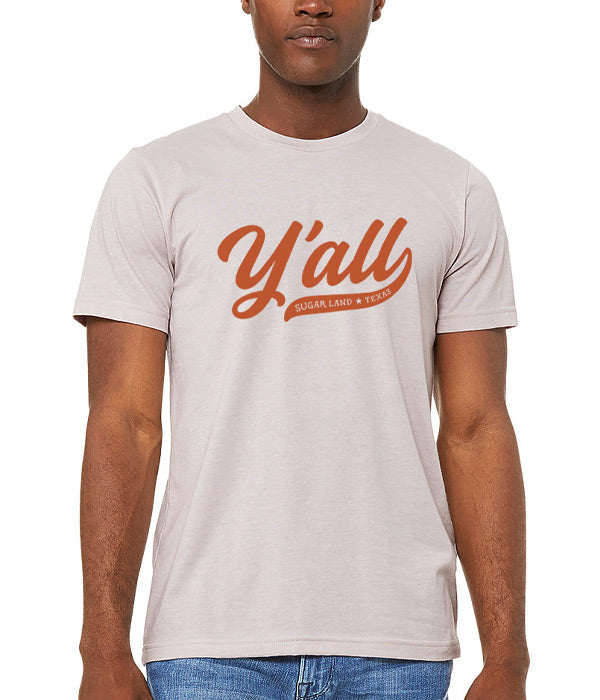 Y'all Sugar Land Tee - Gray