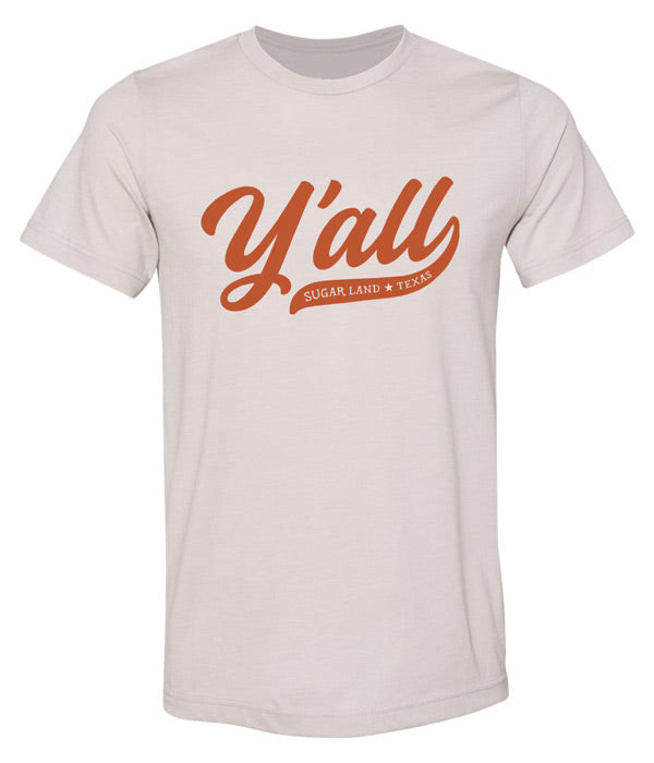 Y'all Sugar Land Tee - Gray